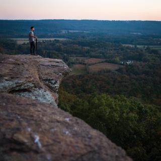 View from top of mountain