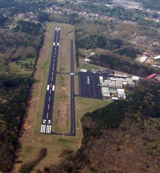Airport landing strip
