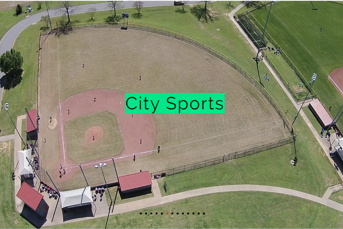 Aerial View of City Sports Field