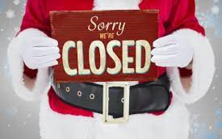 Closed For Christmas